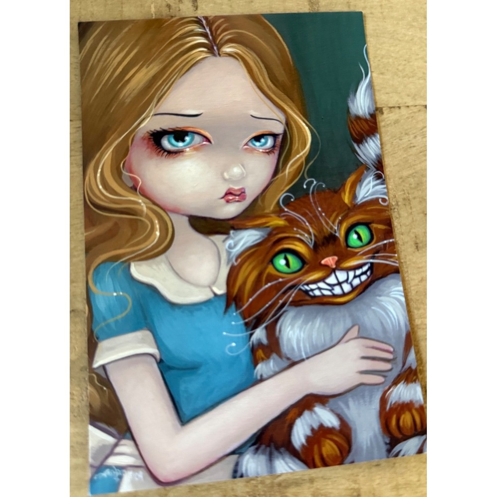 2026 Disney Jasmine Becket-Griffith Art Postcard 4" x 6" Alice in Wonderland